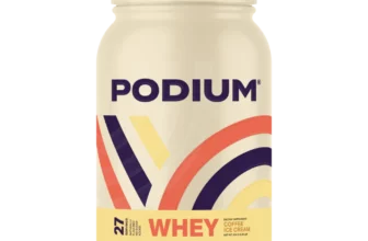 Podium Nutrition, Whey Protein Powder, Coffee Ice Cream